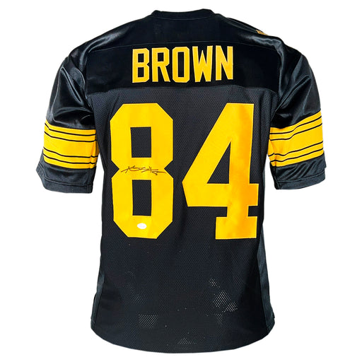 Antonio Brown Signed Pittsburgh Color Rush Football Jersey (JSA)