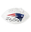 Teddy Bruschi Signed New England Patriots Official NFL Team Logo White Football (Beckett)