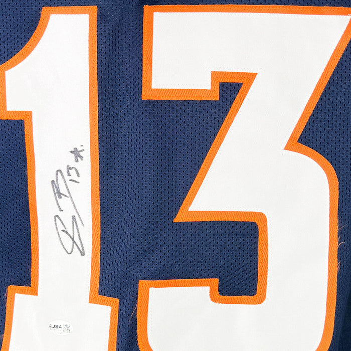 Pat Bryant Signed Denver Navy Game Style Football Jersey (JSA)