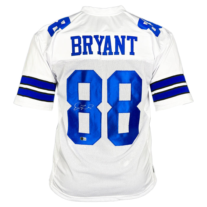 Dez Bryant Signed Dallas White Football Jersey (Beckett)