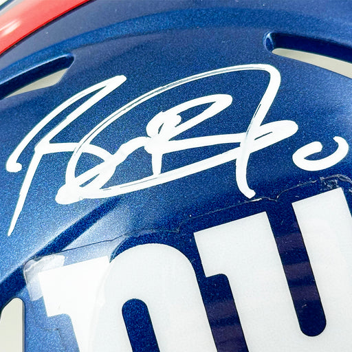 Brian Burns Signed New York Giants Speed Mini Football Helmet (JSA)