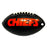 Harrison Butker Signed Kansas City Chiefs Official NFL Team Logo Black Football (JSA Sticker Only))