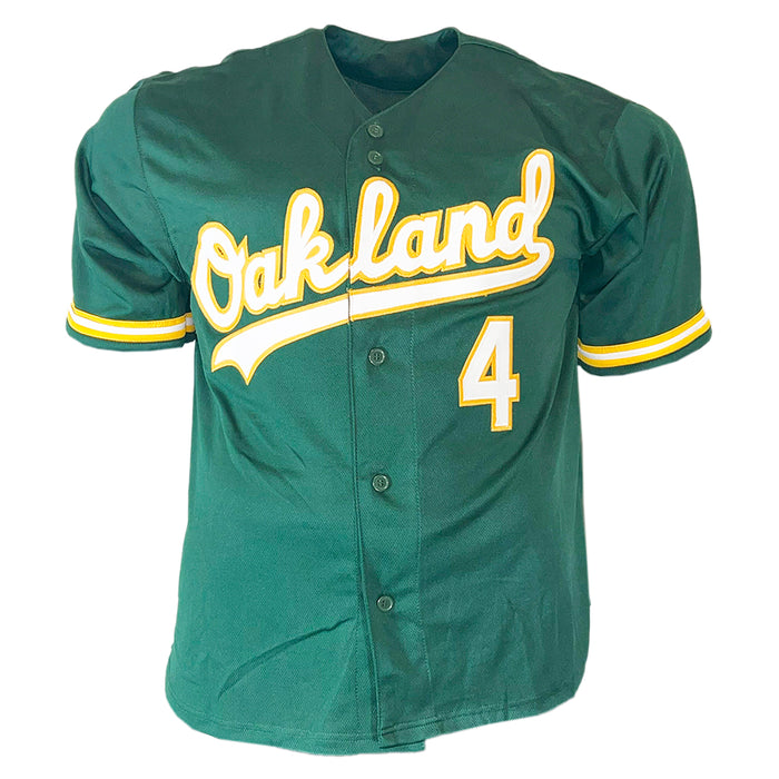 Lawrence Butler Signed Oakland Green Baseball Jersey (Beckett)