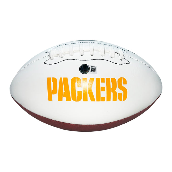 Leroy Butler Signed HOF 2022 Inscription Green Bay Packers Official NFL Team Logo Football (Beckett)