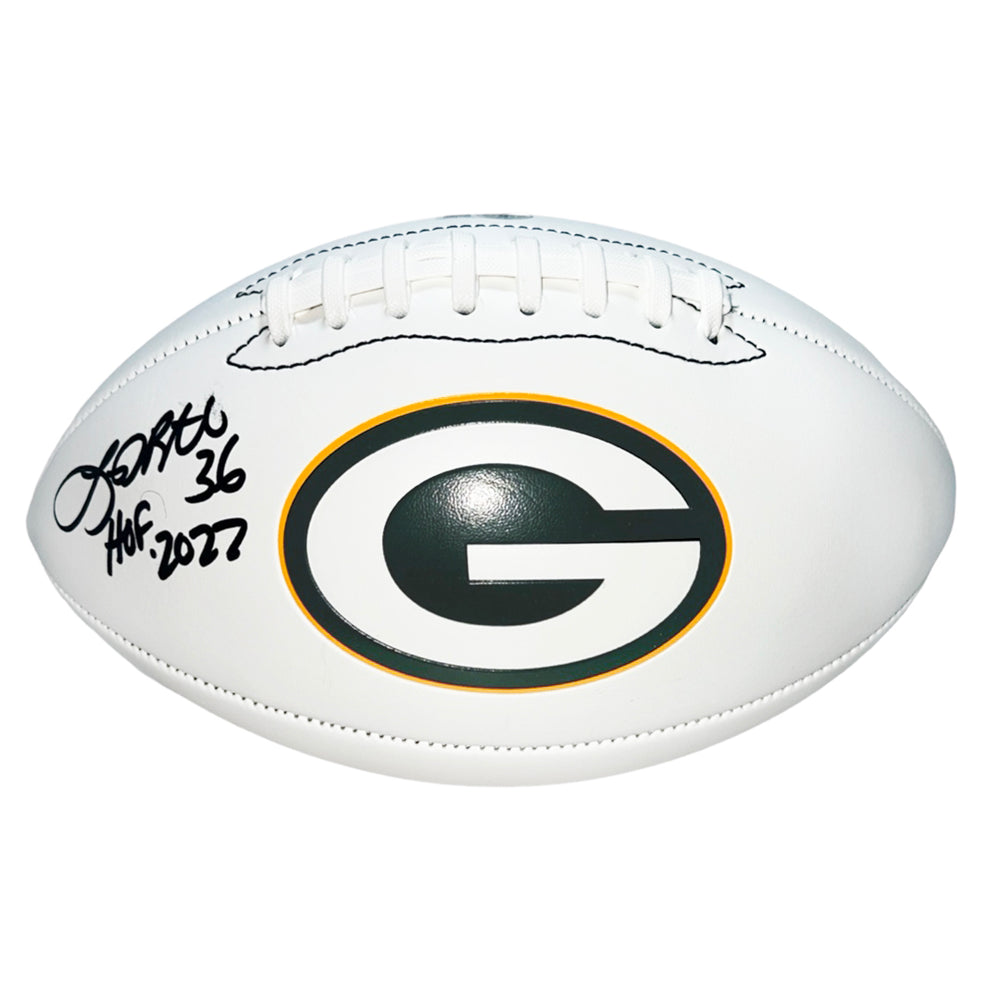 Leroy Butler Signed HOF 2022 Inscription Green Bay Packers Official NFL Team Logo Football (Beckett)