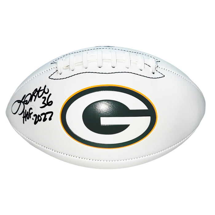 Leroy Butler Signed HOF 2022 Inscription Green Bay Packers Official NFL Team Logo Football (Beckett)