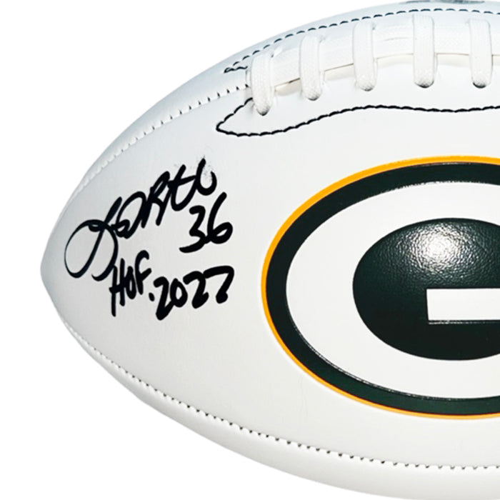 Leroy Butler Signed HOF 2022 Inscription Green Bay Packers Official NFL Team Logo Football (Beckett)