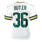 Leroy Butler Signed Green Bay White Football Jersey (Beckett)