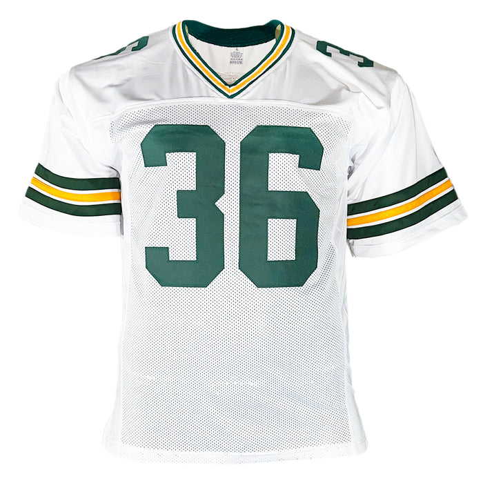 Leroy Butler Signed Green Bay White Football Jersey (Beckett)