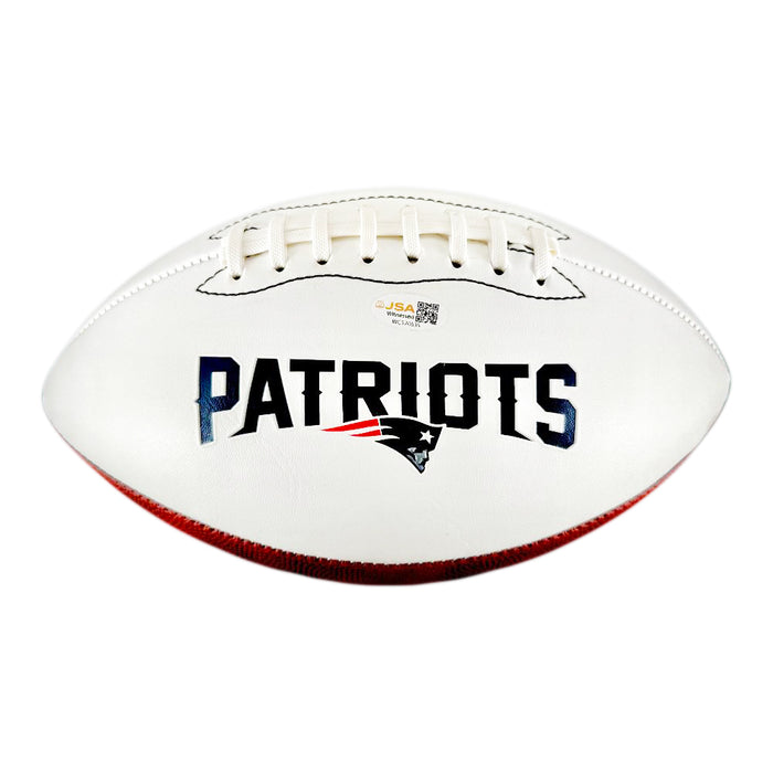 Malcom Butler Signed New England Patriots Official NFL Team Logo Football (JSA)