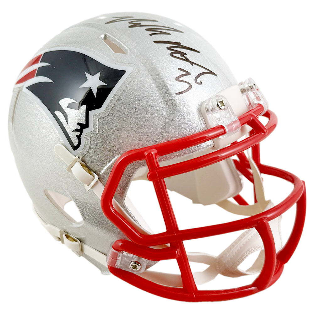 Malcolm Butler Signed New England Patriots Speed Mini Football Helmet (JSA)
