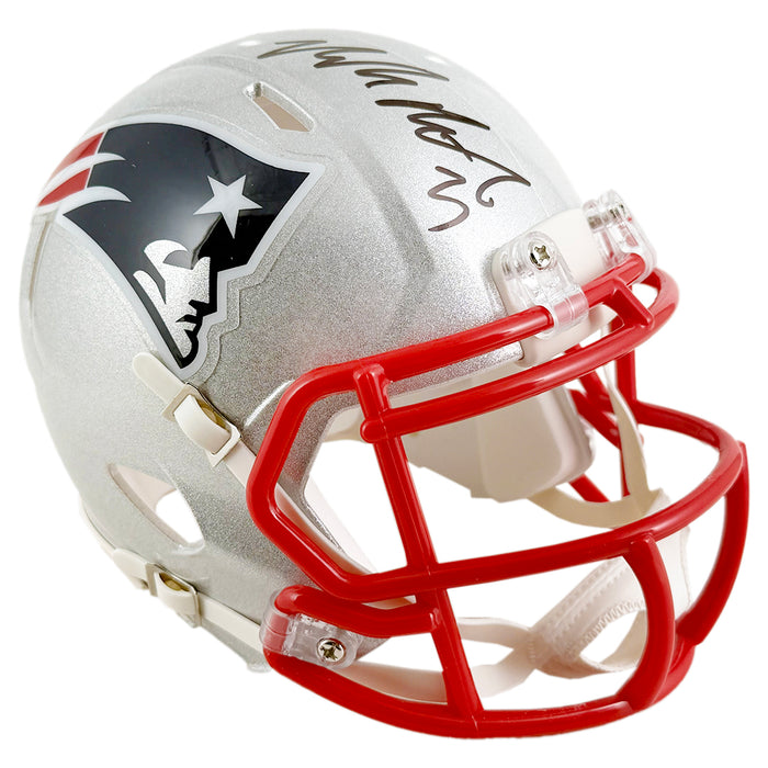 Malcolm Butler Signed New England Patriots Speed Mini Football Helmet (JSA)