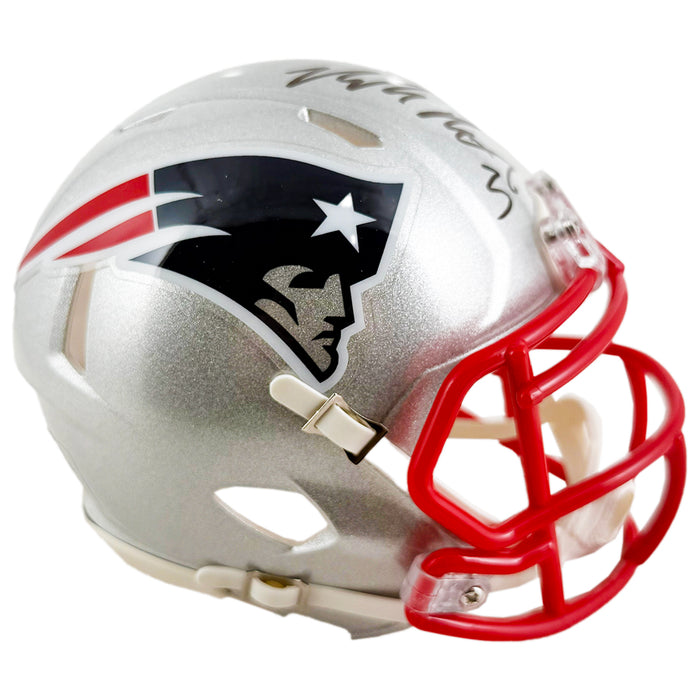 Malcolm Butler Signed New England Patriots Speed Mini Football Helmet (JSA)