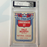 Dale Murphy Signed 1985 Topps Commemorative #7 w/2 Insc PSA Auto Authentic