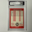 Darryl Strawberry Signed 1988 Fleer Kaybee #40 PSA Auto Authentic