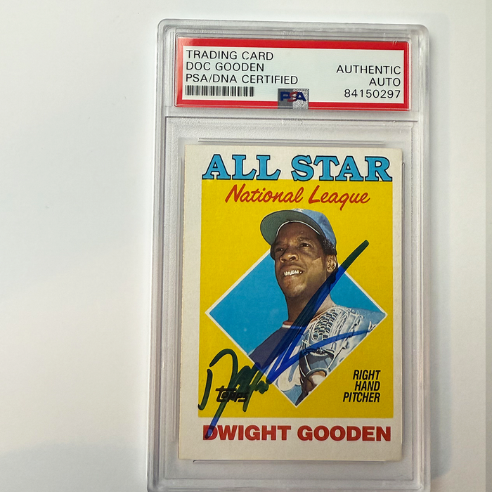 Dwight Gooden Signed 1988 Topps #405 PSA Auto Authentic