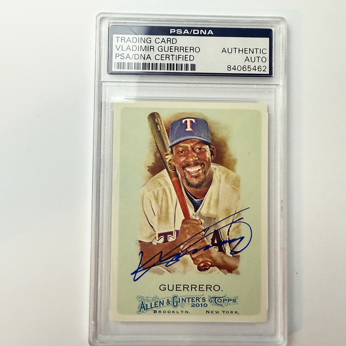 Vladimir Guerrero Signed 2010 Topps Allen & Ginter #134 PSA Auto Authentic