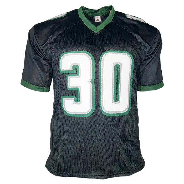 Jihaad Campbell Signed Philadelphia Black Football Jersey (Beckett)