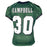 Jihaad Campbell Signed Philadelphia Green Game Style Football Jersey (Beckett)