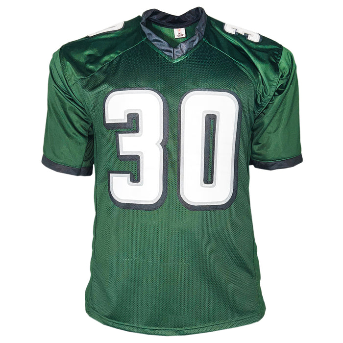 Jihaad Campbell Signed Philadelphia Green Football Jersey (Beckett)
