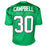 Jihaad Campbell Signed Philadelphia Throwback Green Football Jersey (Beckett)