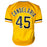 John Candelaria Signed 79 WSC Candyman Inscription Pittsburgh Yellow Baseball Jersey (JSA)