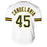 John Candelaria Signed 79 WSC - Candyman Inscription Pittsburgh White Baseball Jersey (JSA)