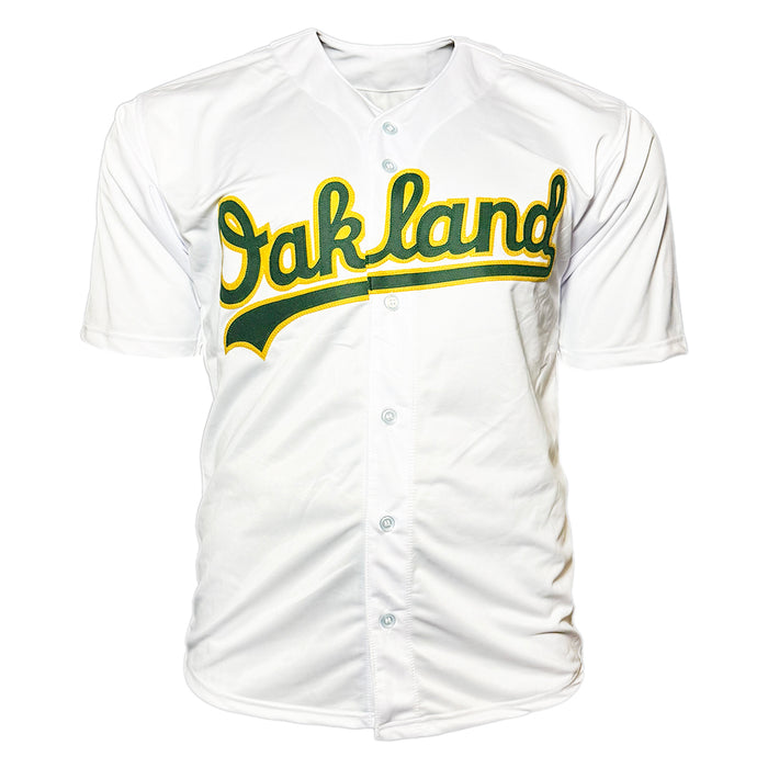 Jose Canseco Signed Oakland White Baseball Jersey (JSA)