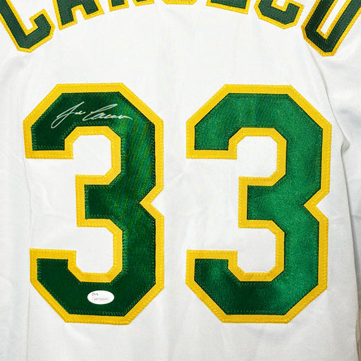 Jose Canseco Signed Oakland White Baseball Jersey (JSA)