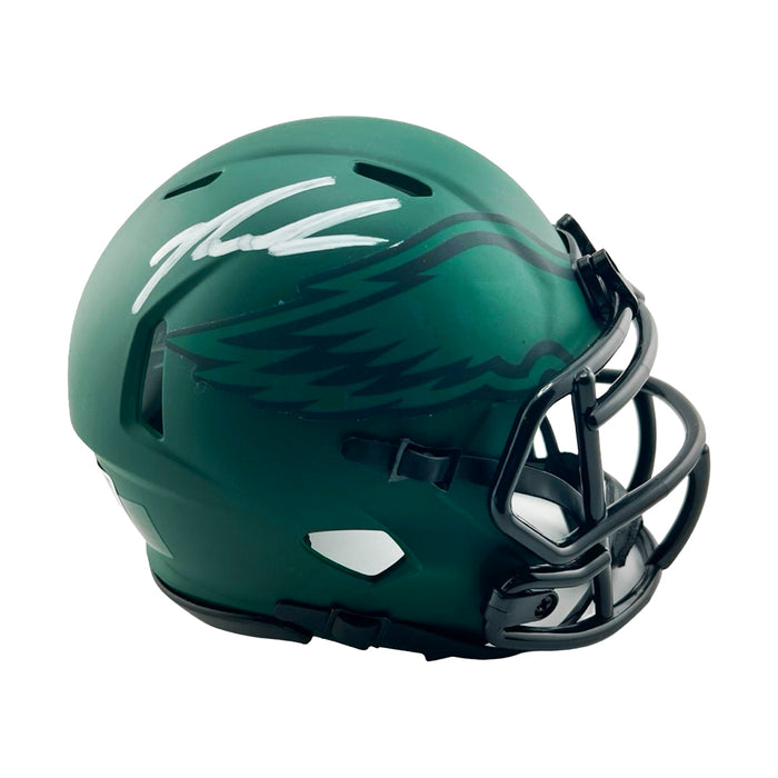 Jalen Carter Signed Philadelphia Eagles Rave Mini Football Helmet (Beckett)