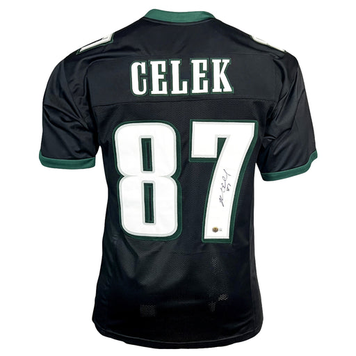 Brent Celek Signed Philadelphia Black Football Jersey (Beckett)
