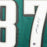 Brent Celek Signed Philadelphia Green Football Jersey (Beckett) - RSA