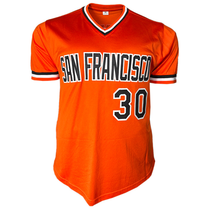 Orlando Cepeda Signed San Francisco Orange Baseball Jersey (Beckett)