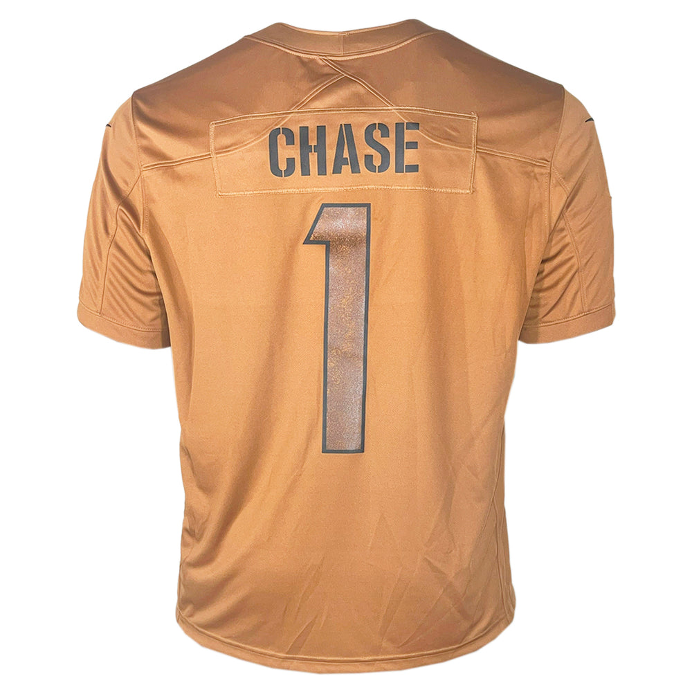 Ja'Marr Chase Authentic Cincinnati Bengals Salute XXL Unsigned Nike Football Jersey