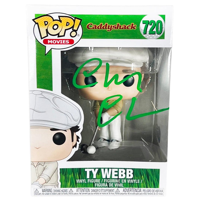 Chevy Chase Signed Ty Webb Caddyshack Funko POP Vinyl Figure (Beckett) - RSA