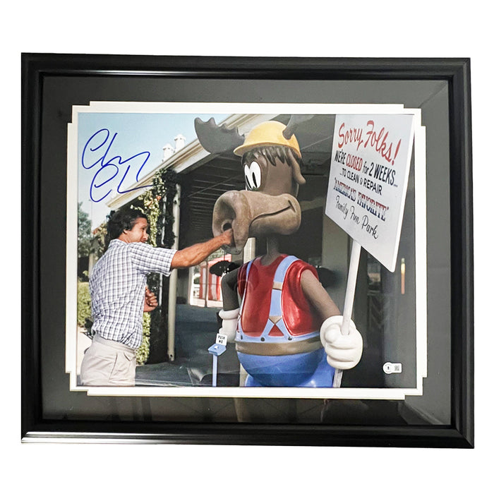 Chevy Chase Signed Pose 2 Vacation 16x20 Framed Photo (Beckett)