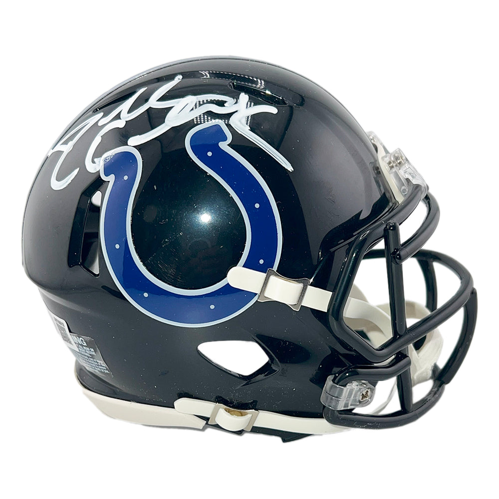 Dallas Clark Signed Indianapolis Colts Alt 2023 Speed Mini Football Helmet (Beckett)