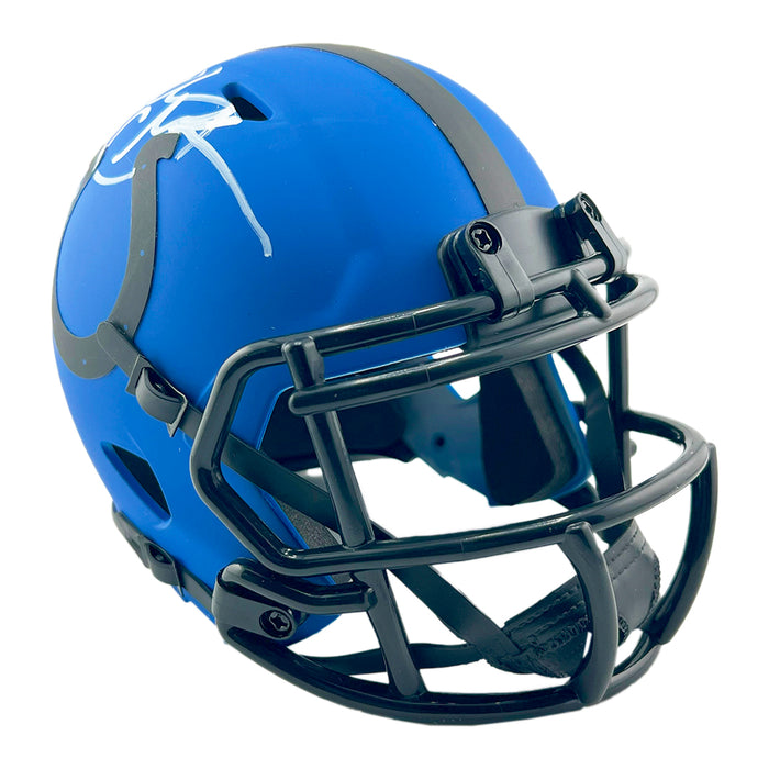 Dallas Clark Signed Indianapolis Colts Rave Mini Football Helmet (Beckett)