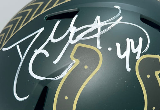 Dallas Clark Signed Indianapolis Colts Salute 2025 Full-Size Replica Football Helmet (JSA)