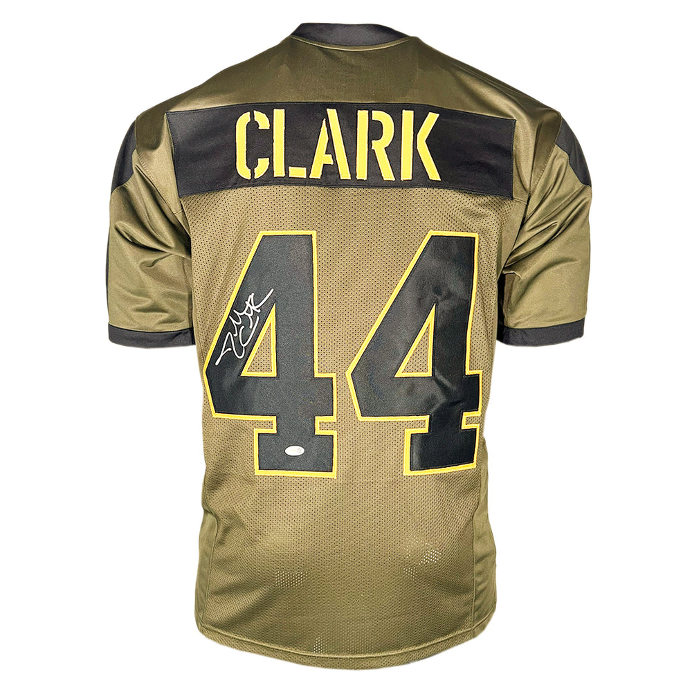 Dallas Clark Signed Indianapolis Salute to Service Football Jersey (Beckett)