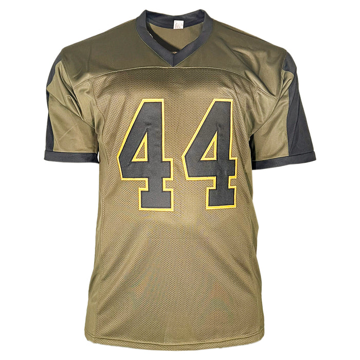 Dallas Clark Signed Indianapolis Salute to Service Football Jersey (Beckett)