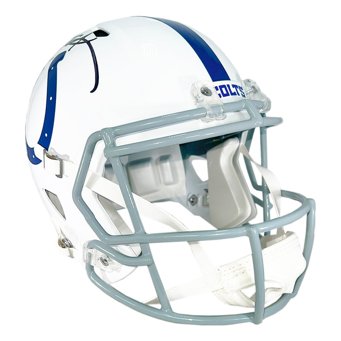 Dallas Clark Signed Indianapolis Colts Speed Full-Size Replica Football Helmet (Beckett)