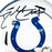 Dallas Clark Signed Indianapolis Colts Speed Full-Size Replica Football Helmet (Beckett)