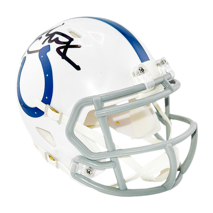 Dallas Clark Signed Indianapolis Colts Speed Mini Football Helmet (Beckett)