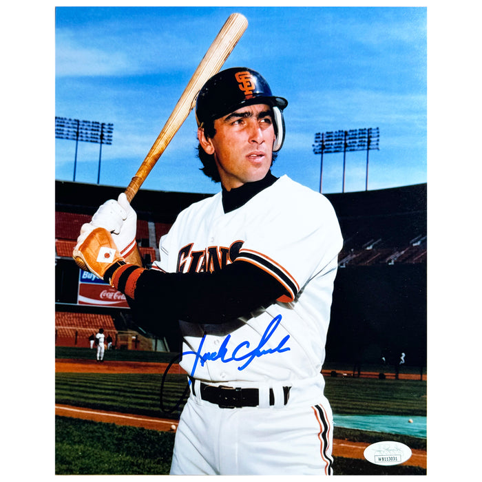 Jack Clark Signed San Francisco Pose 1 Baseball 8x10 Photo (JSA)