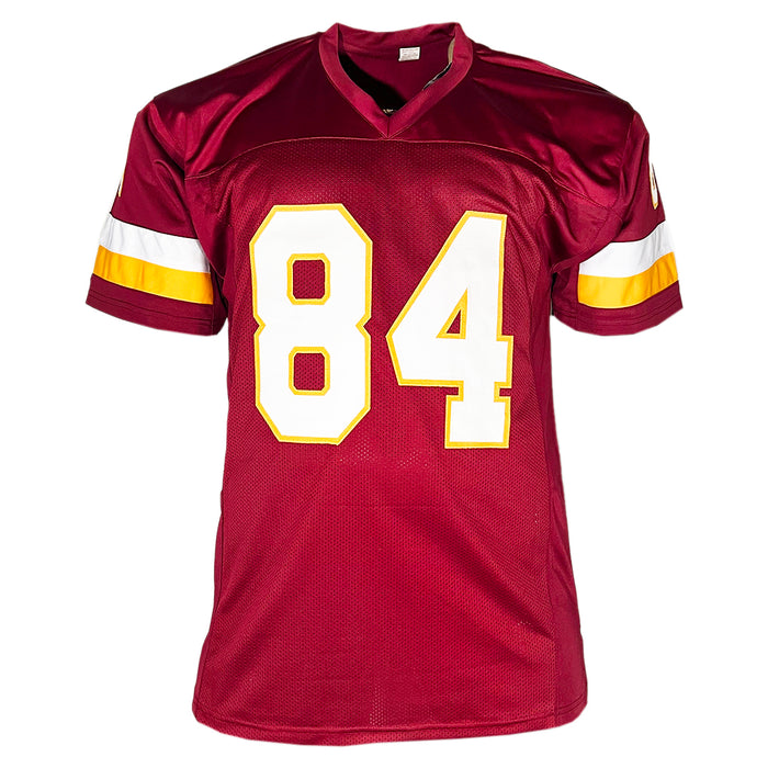 Gary Clark Signed 2x SB Champs Posse Leader Inscription Washington Red Football Jersey (JSA)