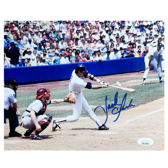 Jack Clark Signed New York Pose 2 Baseball 8x10 Photo (JSA)