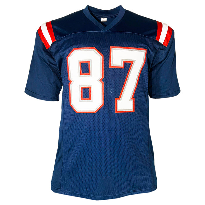 Ben Coates Signed New England Navy Football Jersey (JSA)