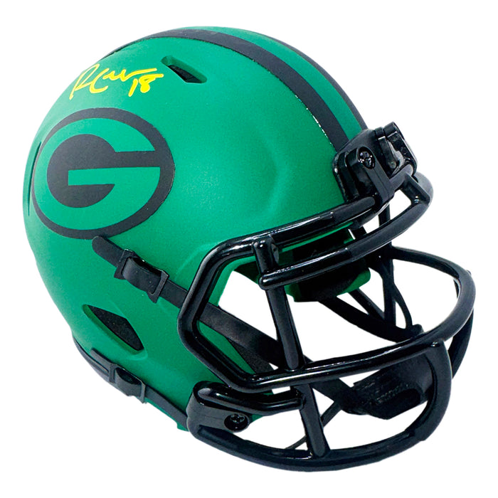 Packers Rave Helmet Randall Cobb Signed Green Bay Packers Rave Mini Football Helmet (JSA) — RSA