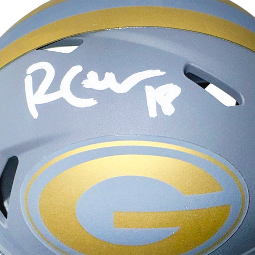 Randall Cobb Signed Green Bay Packers Slate Alternate Speed Mini Football Helmet (JSA)